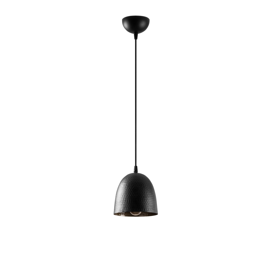 Hanglamp aan snoer TATTOO 1xE27/40W/230V Ø 16 cm zwart