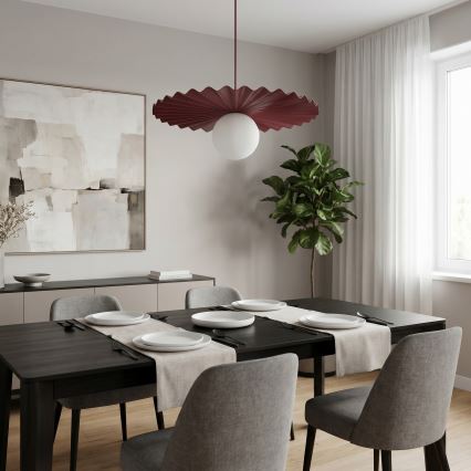 Hanglamp aan snoer UMBRA 1xG9/8W/230V rood