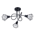 Hanglamp aan staaf ARTEMIS 3xE14/40W/230V zwart