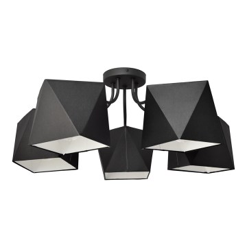 Hanglamp ADAMANT 5xE27/15W/230V zwart