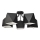 Hanglamp ADAMANT 5xE27/15W/230V zwart