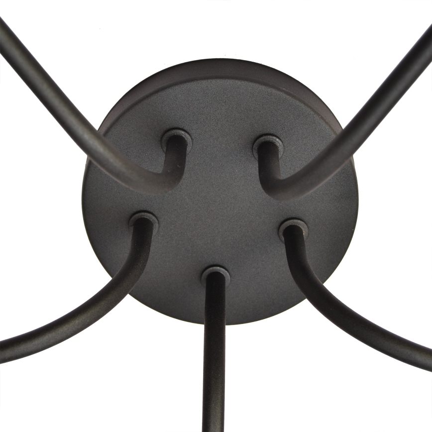 Hanglamp ADAMANT 5xE27/15W/230V zwart