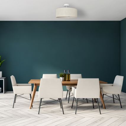 Hanglamp  ALBA 3xE27/15W/230V crème