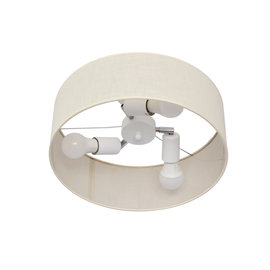 Hanglamp  ALBA 3xE27/15W/230V crème