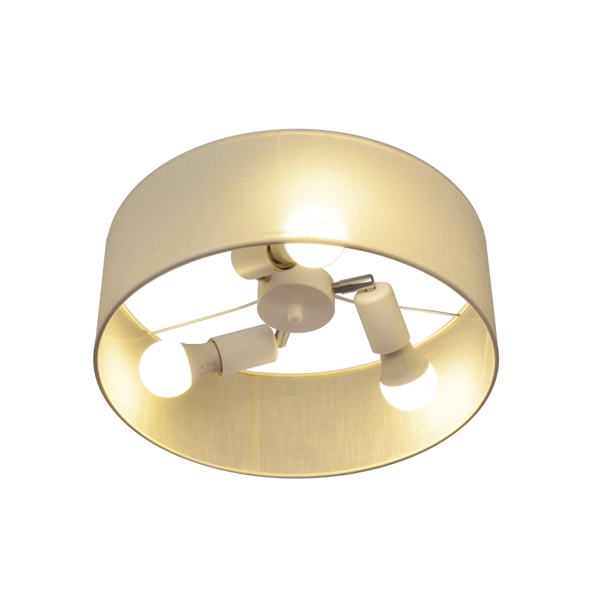 Hanglamp  ALBA 3xE27/15W/230V crème