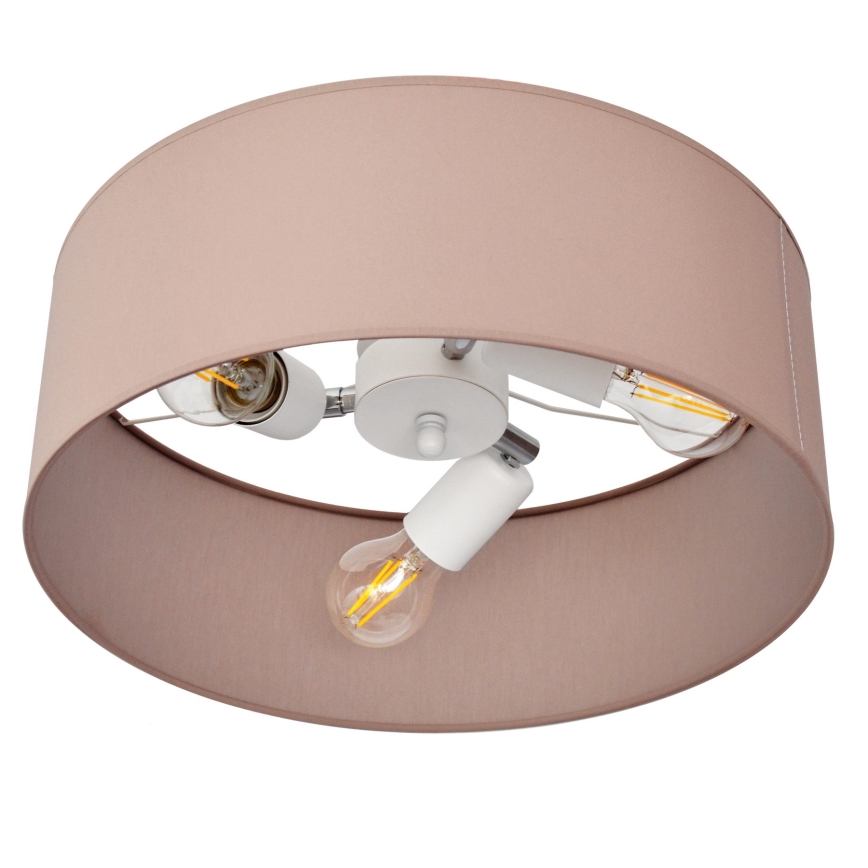 Hanglamp  ALBA 3xE27/15W/230V roze