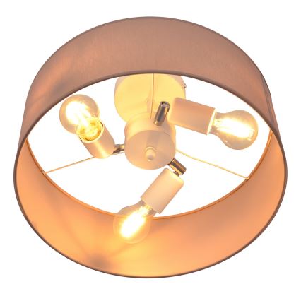 Hanglamp  ALBA 3xE27/15W/230V roze