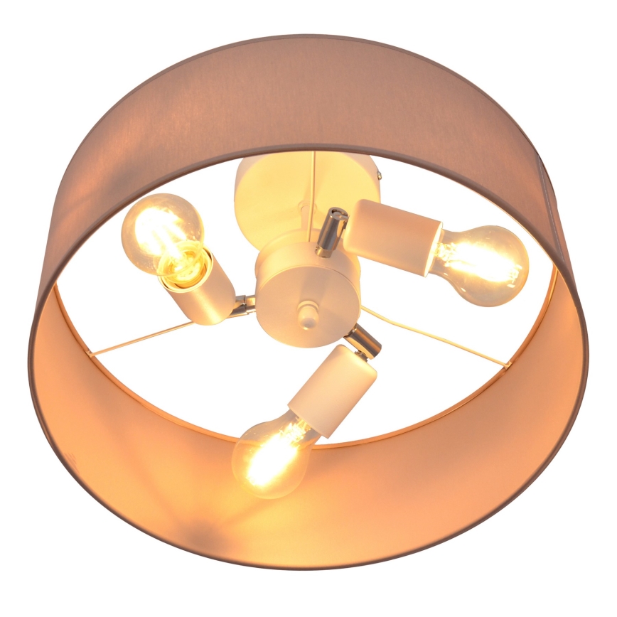 Hanglamp  ALBA 3xE27/15W/230V roze