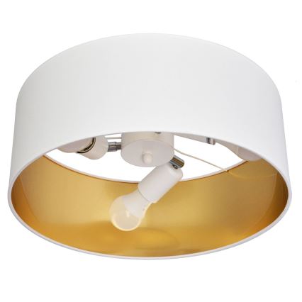 Hanglamp  ALBA 3xE27/15W/230V wit/goud