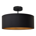 Hanglamp  ALBA 3xE27/15W/230V zwart/gouden