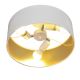 Hanglamp  ALBA 3xE27/60W/230V wit/goud
