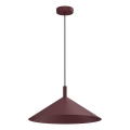 Hanglamp ANEGA aan kabel 1xGX53/15W/230V Ø 40 cm bordeauxrood