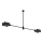 Hanglamp  ASTRA 2xE27/60W/230V zwart