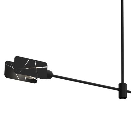 Hanglamp  ASTRA 2xE27/60W/230V zwart