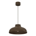 Hanglamp BASCA aan snoer 1xE27/15W/230V bruin