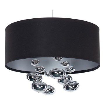 Hanglamp BUBBLE aan kabel, 1x E27 (max. 60 W), 230 V, Ø 40 cm, zwart