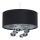 Hanglamp BUBBLE aan kabel, 1x E27 (max. 60 W), 230 V, Ø 40 cm, zwart