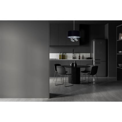 Hanglamp BUBBLE aan kabel, 1x E27 (max. 60 W), 230 V, Ø 40 cm, zwart