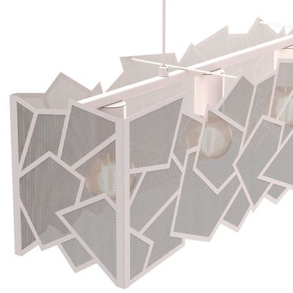 Hanglamp CAMO aan kabel 5xE27/15W/230V beige
