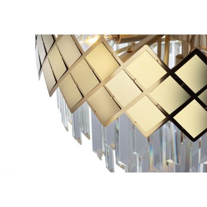 Hanglamp CARISMA 9xE14/40W/230V goud