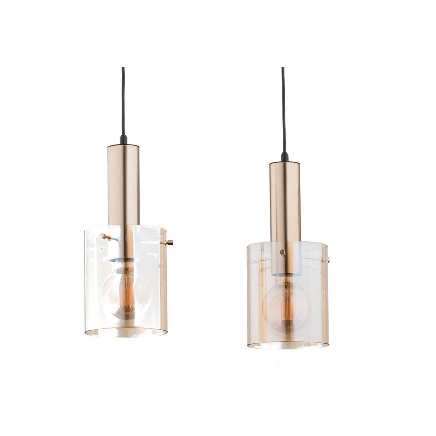 Hanglamp CELIA 3xE27/60W/230V goud