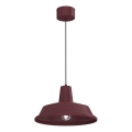Hanglamp CLASS met kabelophanging 1xE27/15W/230V bordeaux