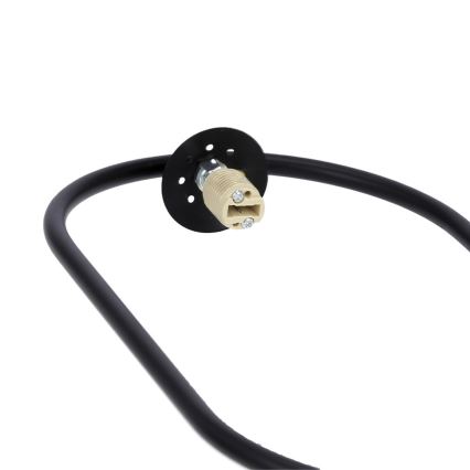 Hanglamp aan kabel CORDEL 1xG9/28W/230V zwart
