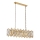 Hanglamp CRYSTALLINE 13xE14/40W/230V goud
