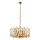 Hanglamp CRYSTALLINE 6xE14/40W/230V koperkleurig