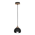 Hanglamp DAMA 1xE27/60W/230V zwart