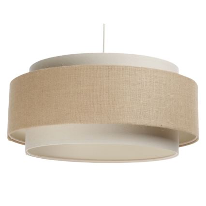Hanglamp aan kabel DOBLO 1xE27/60W/230V beige/crème