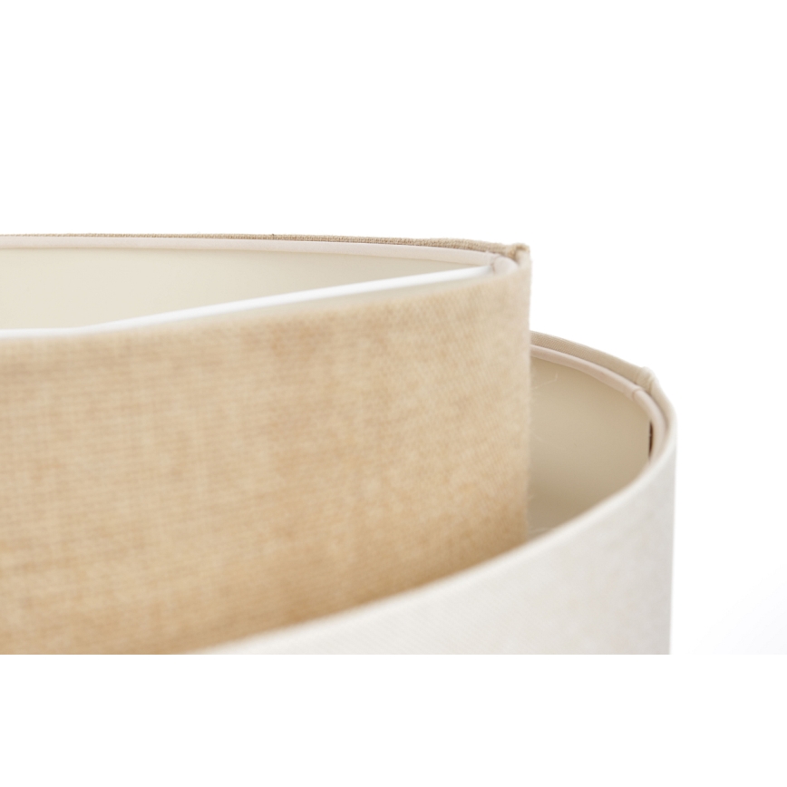 Hanglamp aan kabel DOBLO 1xE27/60W/230V crème/beige