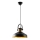Hanglamp DODO met kabel 1xE27/40W/230V zwart/bronzen