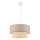 Hanglamp ECHO met kabel 1xE27/60W/230V beige/crème