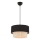 Hanglamp ECHO met kabel 1xE27/60W/230V zwart/crème