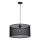 Hanglamp FELIX 1xE27/60W/230V zwart