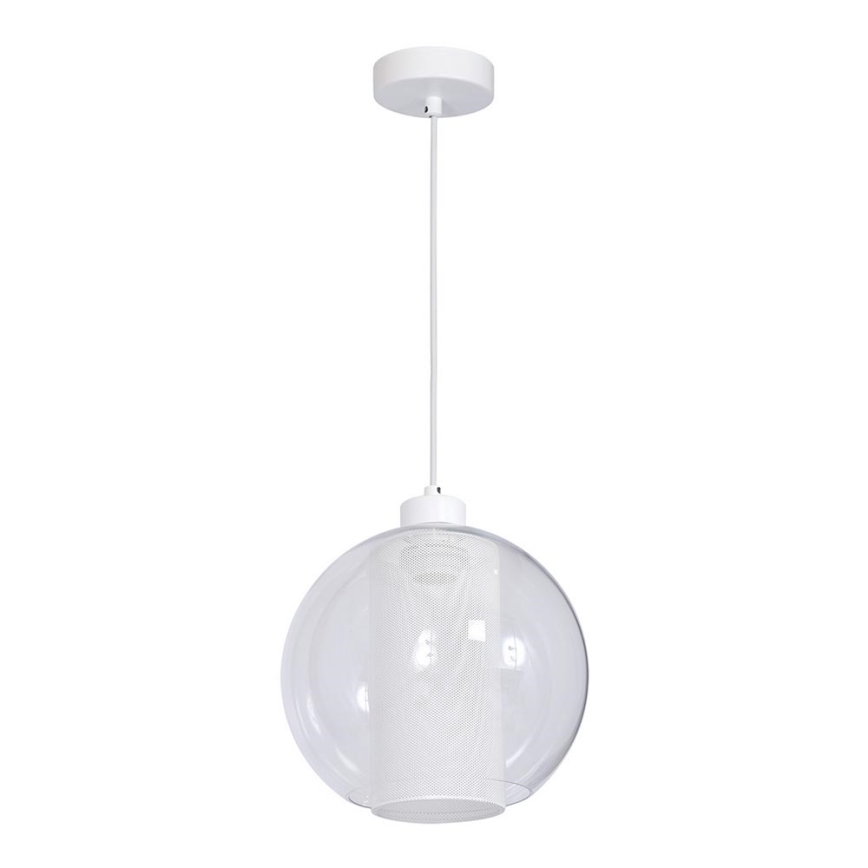 Hanglamp FUNA 1xE27/60W/230V wit