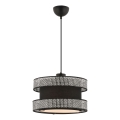Hanglamp HALO aan kabel 1xE27/60W/230V zwart/grijs