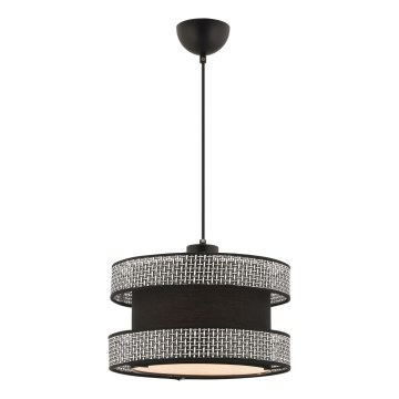 Hanglamp HALO aan kabel 1xE27/60W/230V zwart/grijs