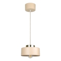 Hanglamp IGNIA met kabel, 1x E27, 60W, 230V, taupe