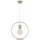 Hanglamp in een cirkel aan een koord 1x E27 / 60W / 230V