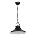 Hanglamp IRON 1 1xE27/60W zwart