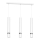 Hanglamp JOKER 3xGU10/8W/230V wit