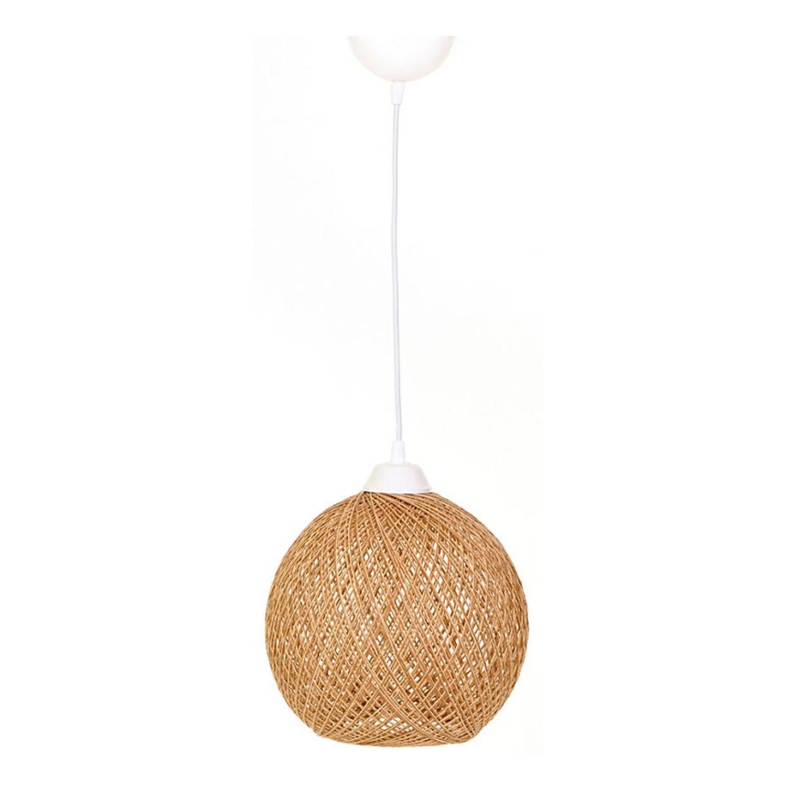 Hanglamp JUTE 1xE27/60W/230V beige