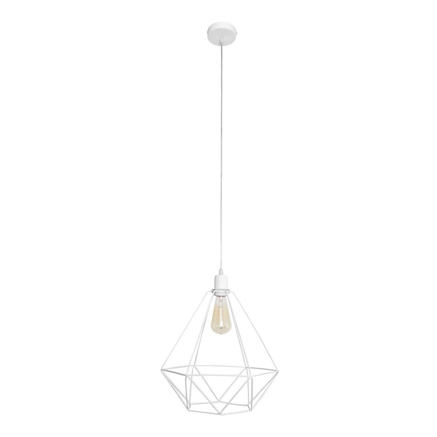 Hanglamp KARO LARGE 1xE27/15W/230V wit