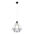 Hanglamp KARO LARGE 1xE27/15W/230V zwart
