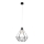 Hanglamp KARO LARGE 1xE27/15W/230V zwart