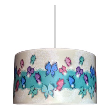 Hanglamp kinderkamer BUTTERFLY 1xE27/60W/230V