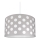 Hanglamp kinderkamer DOTS GREY 1xE27/60W/230V