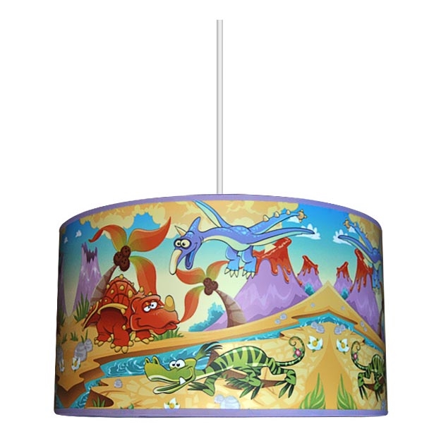 Hanglamp kinderkamer JURASSIC 1xE27/60W/230V